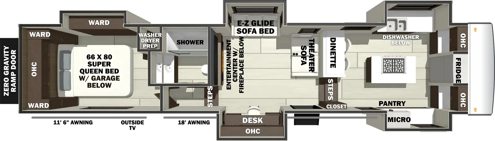Riverstone 42FSKG Floorplan